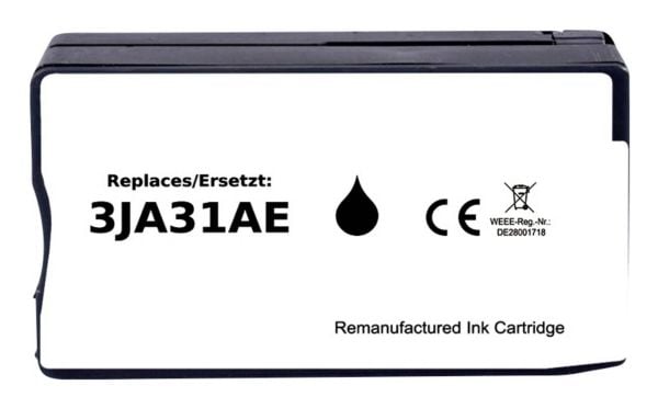 Renkforce Blæk erstatter HP 967XL, 3JA31AE Kompatibel Sort RF-H967XLBK RF-6736436