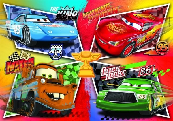 Clementoni Puzzle Maxi SuperColor Cars 60 deler (26332)