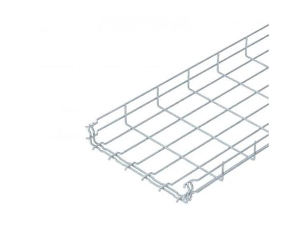 Obo Bettermann 6001424, Mesh cable tray, 3 m, Stål, Zink Obo Bettermann 6001424, Mesh cable tray, 3 m, Stål, Zink