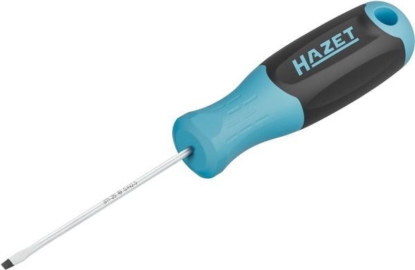 Hazet 811-25 Skruvmejsel med tandning för verkstad Bladbredd: 2,5 mm Bladlängd: 75 mm