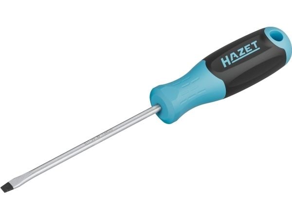 Hazet 811-55 Skårskruvmejsel för verkstad Bladbredd: 5,5 mm Bladlängd: 125 mm