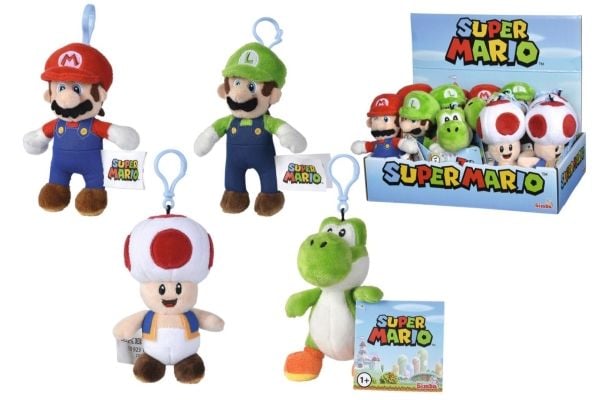 Super Mario plysj nøkkelring 4rodz 923-1008