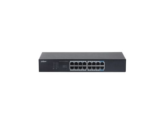 Dahua Technology S3016-16GT, Hallitsematon, L2, Gigabit Ethernet (10/100/1000), Telineasennus, Työpöytä-/seinäkiinnitys