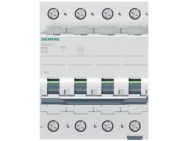 Automatsikring C 32A 3P+N 10kA 5SL4632-7