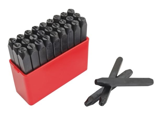 Brüder Mannesmann M 244-06 27-osainen iskukirjainsarja Kirjainten korkeus: 6 mm