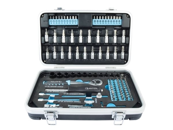 Brüder Mannesmann QUANTOOL Q25003 Bitsæt 116 dele 1/4 (6,3 mm) Brüder Mannesmann QUANTOOL Q25003 Bitsæt 116 dele 1/4 (6,3 mm)