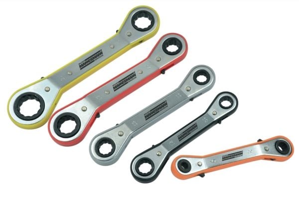 Brüder Mannesmann M27405 ringnøkkelsett 5 deler (M27405) Brüder Mannesmann M27405 ringnøkkelsett 5 deler (M27405)