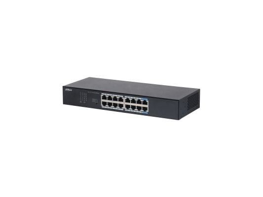 Dahua Technology S3016-16GT, Hallitsematon, L2, Gigabit Ethernet (10/100/1000), Telineasennus, Työpöytä-/seinäkiinnitys