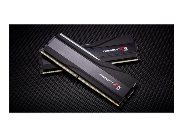 G.Skill Trident Z5 RGB - DDR5 - sett - 64 GB: 2 x 32 GB - DIMM 288-pin - 5600 MT/s / PC5-44800 - CL36 - 1.25 V - ikke-bufret - ikke-ECC - matt svart