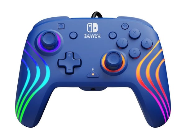 Turtle Beach Afterglow Wave - Håndkonsoll - kablet - blå - for Nintendo Switch, Nintendo Switch OLED