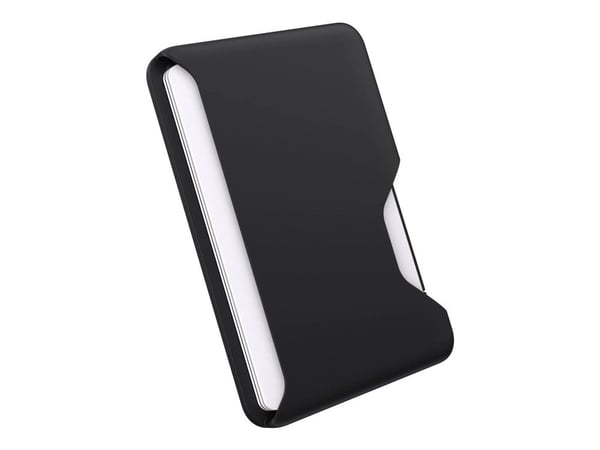 Speck - Visittkortboks for 3 kredittkort - med klikklås - MagSafe-samsvar - svart - for Apple iPhone 14, 14 Pro, 14 Pro Max, 15, 15 Pro, 15 Pro Max