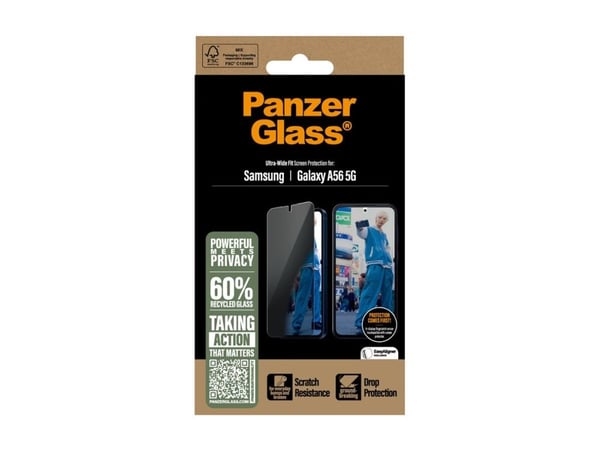 Panzer Glass PanzerGlass Ultra-Wide Fit Privacy Glass for Samsung Galaxy A56 5G