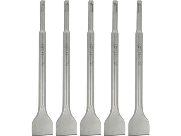 Heller 22886 spatelmeisel 40 mm samlet lengde 250 mm SDS-Plus 5 stk