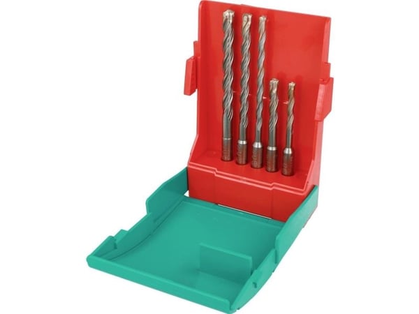 Heller TriJet 27465 4 Kovametalliporanteräsarja 5 kpl 6 mm, 8 mm, 10 mm Kokonaispituus 60 mm SDS-Plus 1 sarja