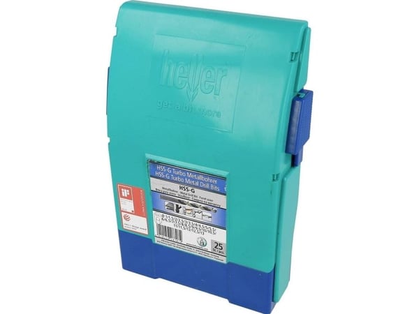 Heller 28707 HSS metall spiralbor-sett 25 deler 1–13 mm slipt sylinderskaft 1 sett
