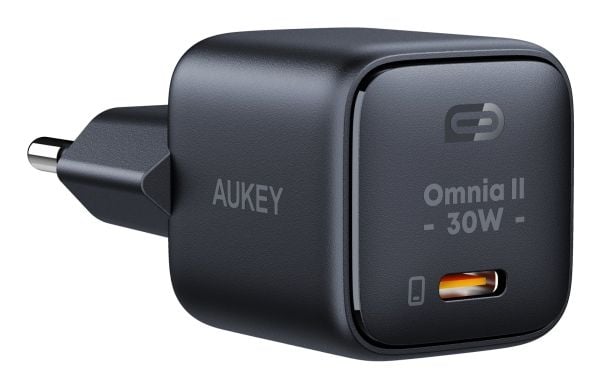 AUKEY Vegglader Aukey PA-B1L.USB-C, 30W (svart)