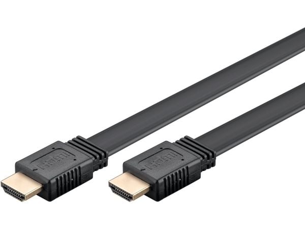 Wentronic 61280, 3 m, HDMI Type A (Standard), HDMI Type A (Standard), 3D, 18 Gbit/sek., Svart