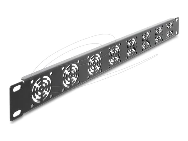 DeLOCK 67414, Kansilevy, Sisäinen tuuletin, Metalli, Tummanharmaa, 1 kpl