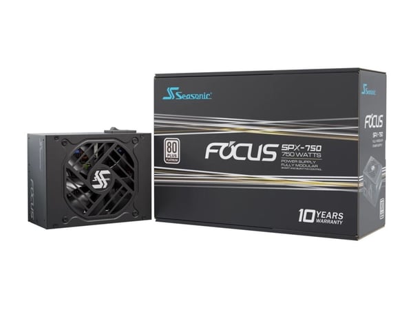 Seasonic FOCUS SPX 750 - Strømforsyning (intern) - ATX12V / SFX12V - 80 PLUS Platinum - AC 100-240 V - 750 watt