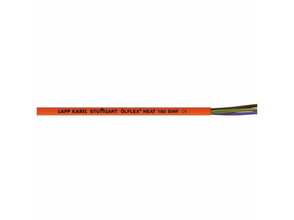LAPP ÖLFLEX® HEAT 180 SIHF Korkean lämpötilan kaapeli 2 x 1,5 mm² Punainen, ruskea 46013/50 50 m