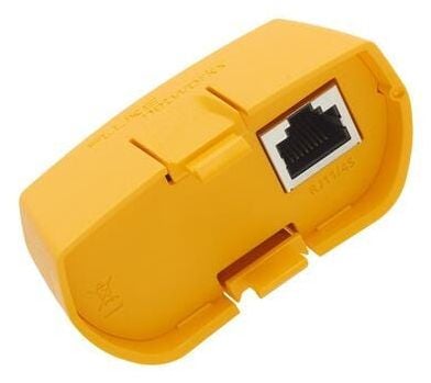 Fluke MS-POE-WM, PoE-tester, RJ-45, gul