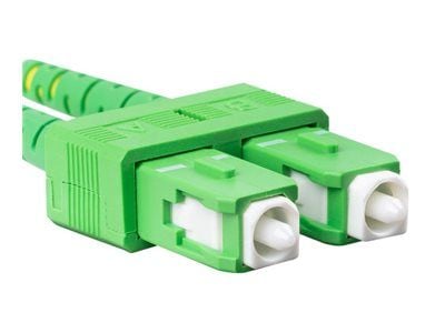 Lanberg - Patch-kabel - SC/APC enkelläge (hane) till SC/APC enkelläge (hane) - 2 m - 3 mm - fiberoptisk - duplex - 9 / 125 mikrometer - G.657.A1 - ...