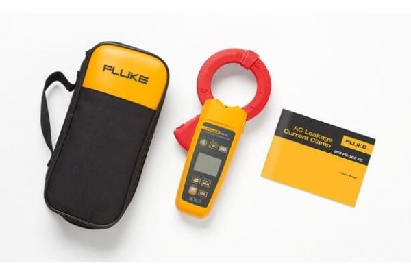 Fluke 369 FC, Digital multimeter, Handhållen multimeter, CAT III 600V, 0,04 - 1 kHz, Grå, Gul, IP30