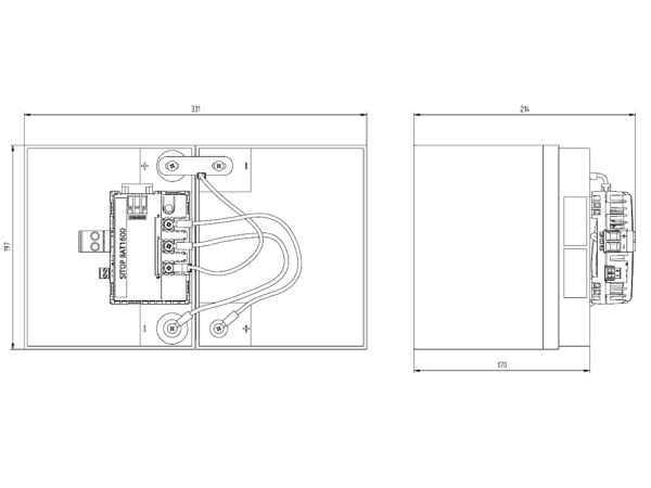 Spesialbatteri Siemens 6EP4137-0GE00-0AY0 bly 38 Ah 24 V 1 stk