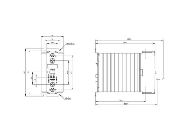 Siemens 3RF2330-1AA04, IP20, 95 mm, 53 mm, 109,5 mm, 132,5 mm, 293 g