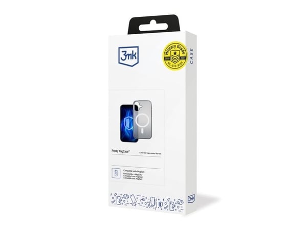 3MK etui Frosty MagCase White til Apple iPhone 16 Plus