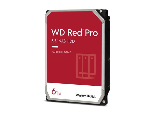 6 TB HDD 8,9 cm (3,5 ) WD-RED PRO WD6005FFBX SATA3 IP 256
