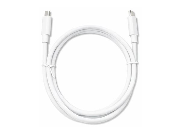 Qoltec - USB-kabel - USB-C (hane) till USB-C (hane) - USB 2.0 - 1 A - 1.4 m - vit