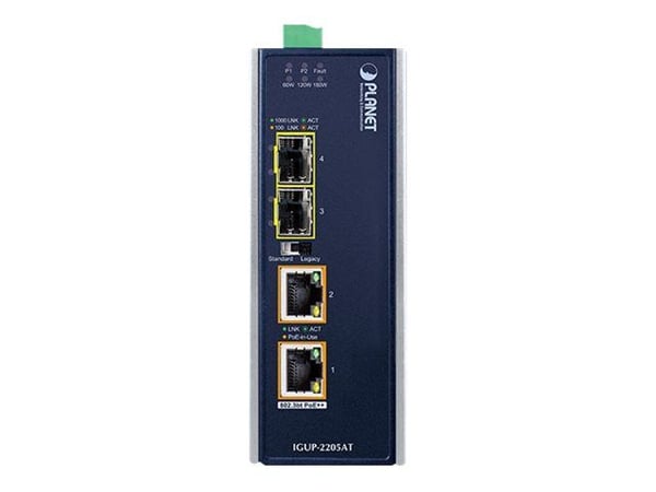 PLANET IGUP-2205AT - Fibermediekonverterare - 1GbE - 10Base-T, 1000Base-LX, 1000Base-SX, 100Base-TX, 1000Base-T, 1000Base-BX - RJ-45 / SFP (mini-GB...