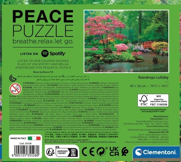 Clementoni Puslespil HQC Raindrops Lullaby, 500 brikker