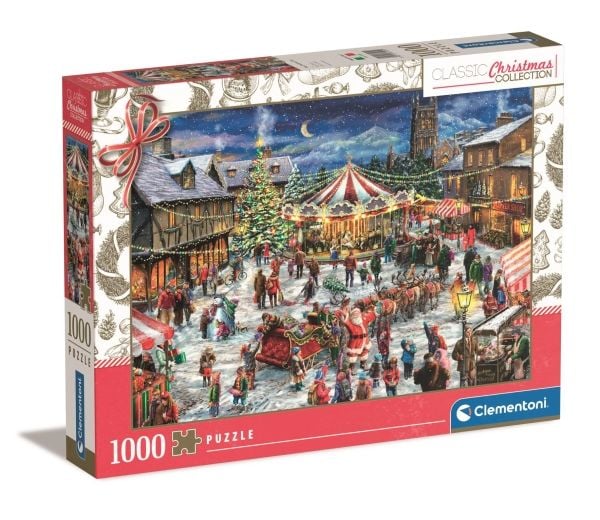 Clementoni CLE-pussel 1000 The Christmas Fair 81505
