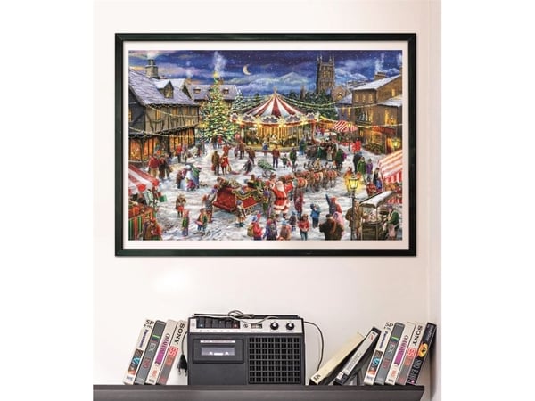 Clementoni CLE-pussel 1000 The Christmas Fair 81505
