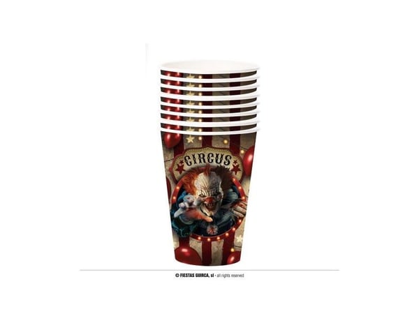 Elak clown pappmugg, 355 ml