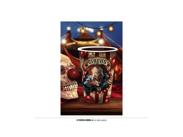 Elak clown pappmugg, 355 ml
