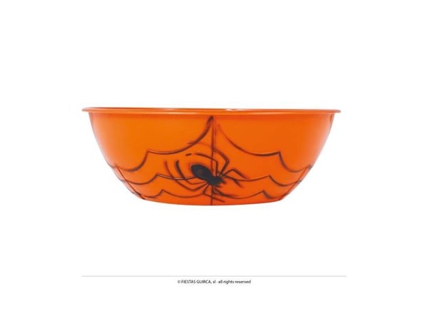 Orange halloween skål