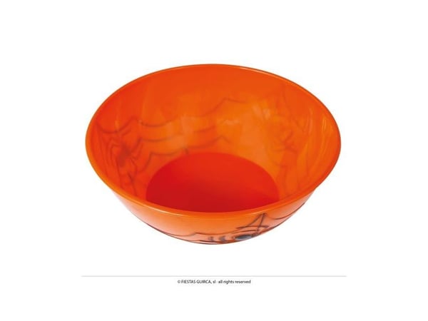 Orange halloween skål
