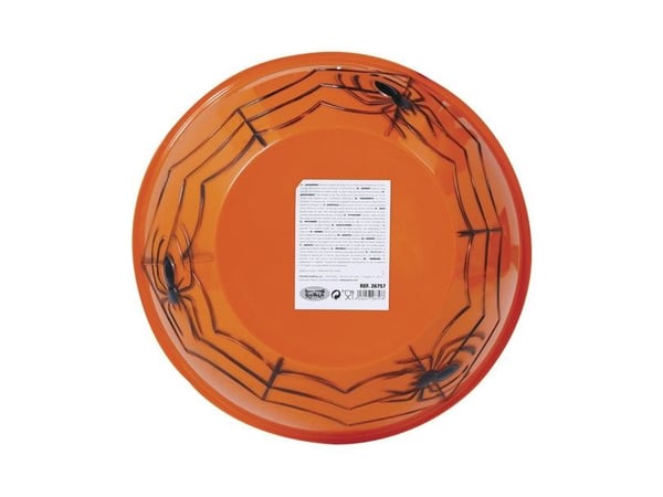 Orange halloween skål