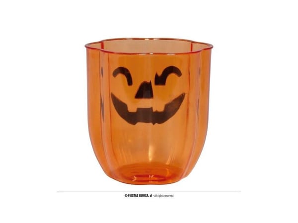 Græskar glas, 10 cm
