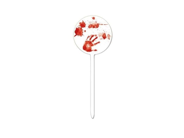 Blodiga party-picks (Halloween bordsdekoration)