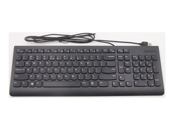 Lenovo - Tastatur - USB - QWERTY - Spansk - svart - FRU