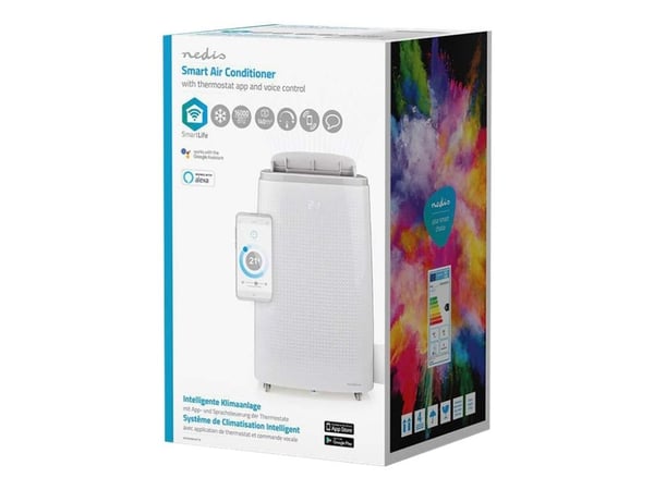 Nedis WIFIACMB1WT16 portabel luftkonditionering 65 dB Vit