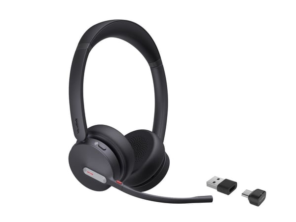 Yealink BH70 Dual Teams USB-C/A -kuulokemikrofoni, Langaton, 20 - 20000 Hz, Toimisto/puhelukeskus, 147 g, Kuulokkeet, Musta