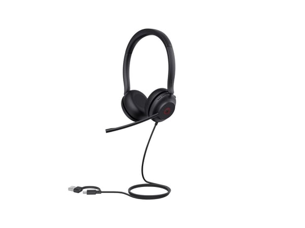 Yealink UH35 Dual UC USB-C/A kuulokkeet, Langallinen, 20 - 20000 Hz, Toimisto/puhelukeskus, 139,5 g, Kuulokkeet, Musta
