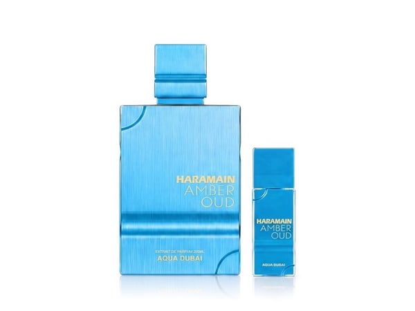 Al Haramain Amber Oud Aqua Extrait de Parfum 200 ml + Pocket Spray refill (unisex)