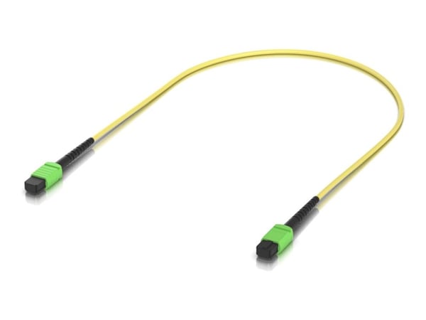 Ubiquiti UniFi - Patch-kabel - MPO-12/APC enkelt läge (hona) till MPO-12/APC enkelt läge (hona) - 50 cm - 3 mm - fiberoptisk - OS2 - inomhus, halog...