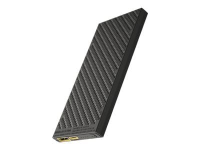 NITECORE NB10000 - Power bank - ultra lätt - 10000 mAh - 38.5 Wh - 3 A - 2 utdatakontakter (USB, USB-C) - kolfiber
